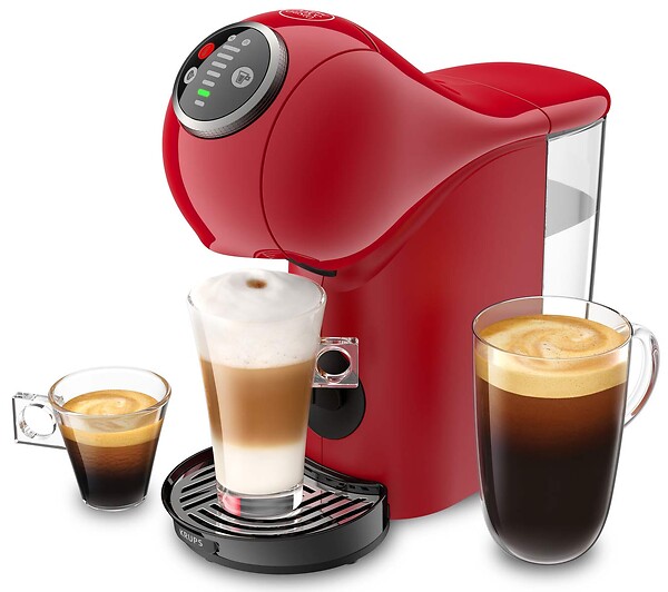 KRUPS - Cafetière à Dosette 15 Bars 1500w Rouge/noir - YY4444FD - large