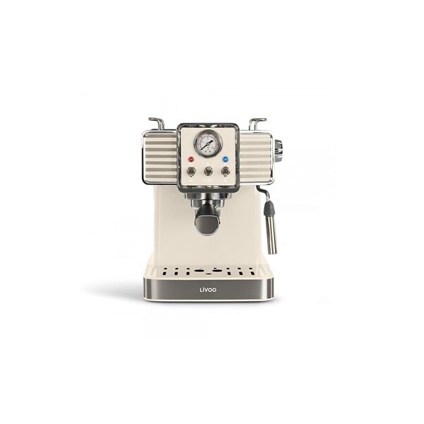 LIVOO - Machine à Expresso 15bars Crème - DOD174C - large