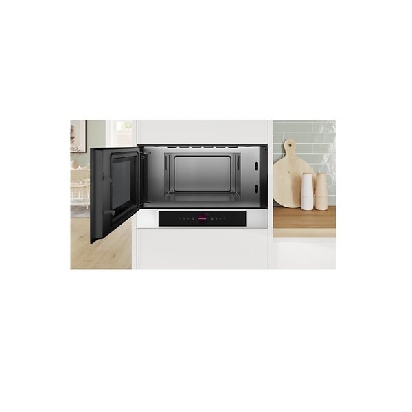 BOSCH - Micro-ondes Solo Encastrable 21l 900w Blanc - BFL7221W1 - large