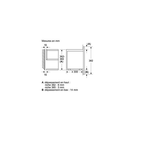 BOSCH - Micro-ondes Solo Encastrable 21l 900w Blanc - BFL7221W1 - large