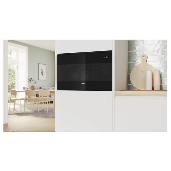 BOSCH - Micro-ondes Gril Encastrable 25l 900w Noir - BEL554MB2 - large