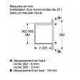 BOSCH - Micro-ondes Encastrable 20l 800w Inox - BFL623MB4 - vignette