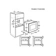 ELECTROLUX - Micro-ondes Gril Encastrable 20l 800w Noir/inox - KMSD203TMX - vignette