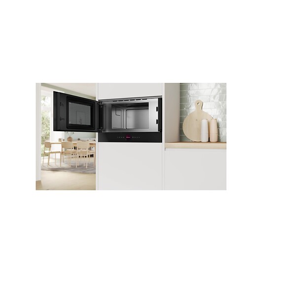 BOSCH - Micro-ondes Solo Encastrable 21l 900w Noir - BFL7221B1 - large