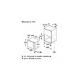 BOSCH - Micro-ondes Solo Encastrable 20l 800w Noir - BFL523MB1F - vignette