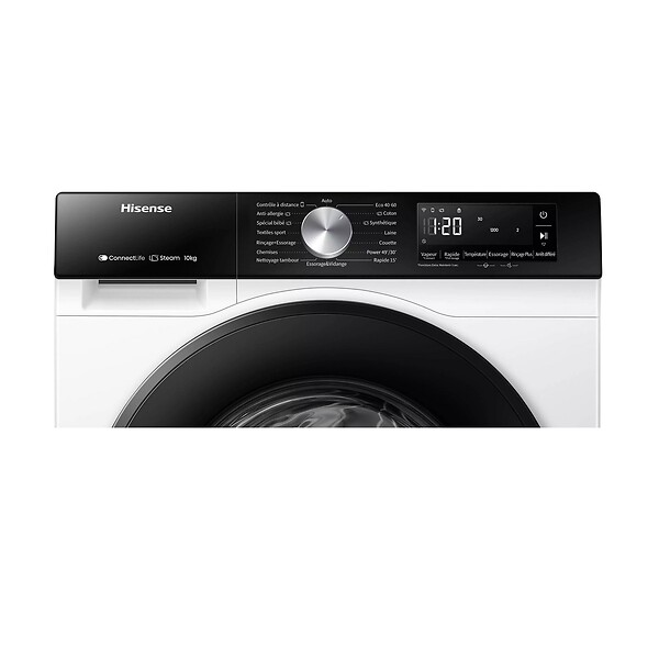 HISENSE - Lave-linge Frontal 10.5kg 1400 Tours/min - WF3S1043BW3 - large