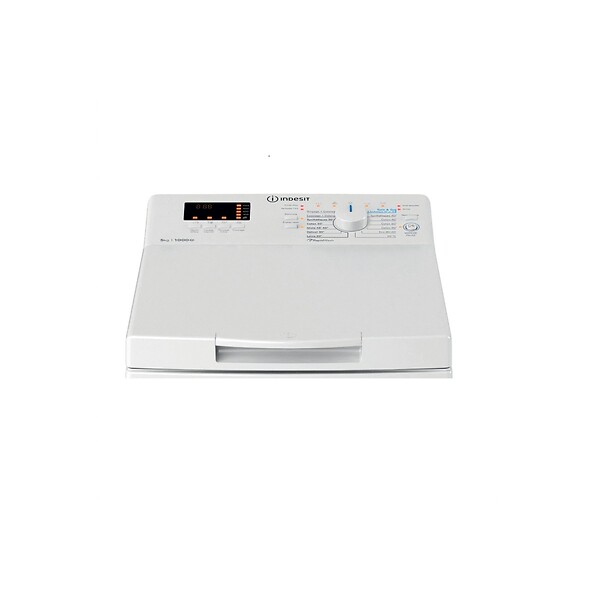 INDESIT - Lave-linge Top 5kg 1000 Tours/min - BTWS50400FR - large