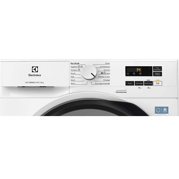 ELECTROLUX - Lave-linge Frontal 8kg 1400 Tours/min Blanc - EW6FI6834BA - large
