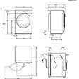 ELECTROLUX - Lave-linge Frontal 8kg 1400 Tours/min Blanc - EW6FI6834BA - vignette