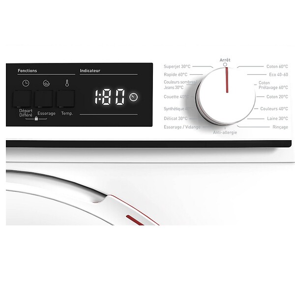 SHARP - Lave-linge Frontal 10kg 1400 Tours/min - ESNFA014DWNA - large