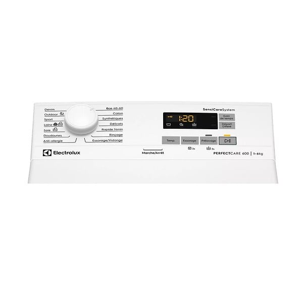 ELECTROLUX - Lave-linge 6kg 1300 Tours/min Blanc - EW6T3365BCZ - large