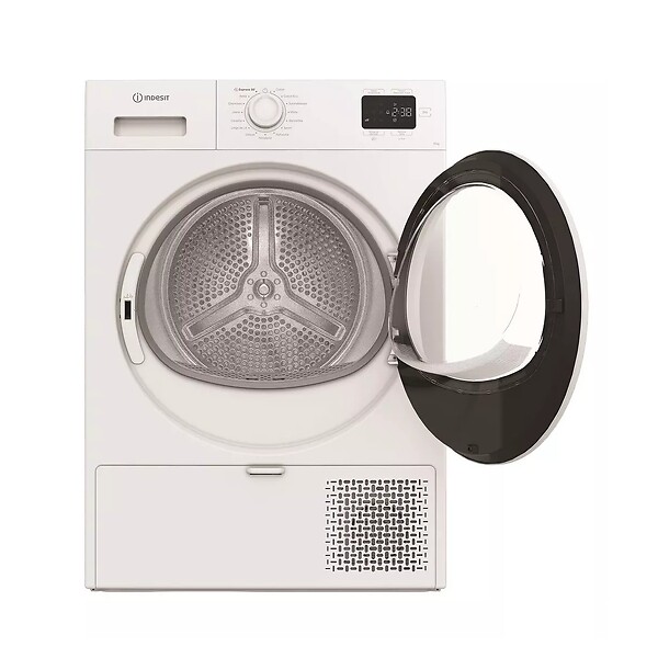 INDESIT - Sèche-linge Pompe à Chaleur 60cm 9kg Blanc - CYD92DWWFR - large
