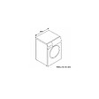 BOSCH - Lave-linge Frontal 8kg 1200 Tours/min - WGE03207FR - vignette