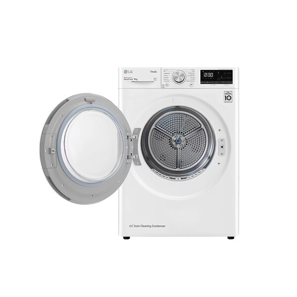 LG - Sèche-linge Pompe à Chaleur 60cm 9 Kg - RH9V50WH - large