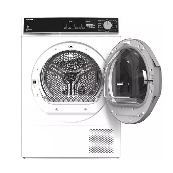 SHARP - Sèche-linge Pompe à Chaleur 60cm 8kg - KDNHB8S7GWD - large