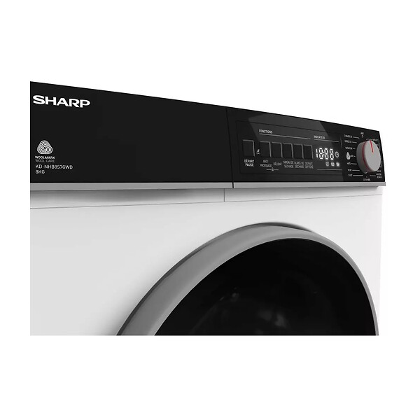 SHARP - Sèche-linge Pompe à Chaleur 60cm 8kg - KDNHB8S7GWD - large