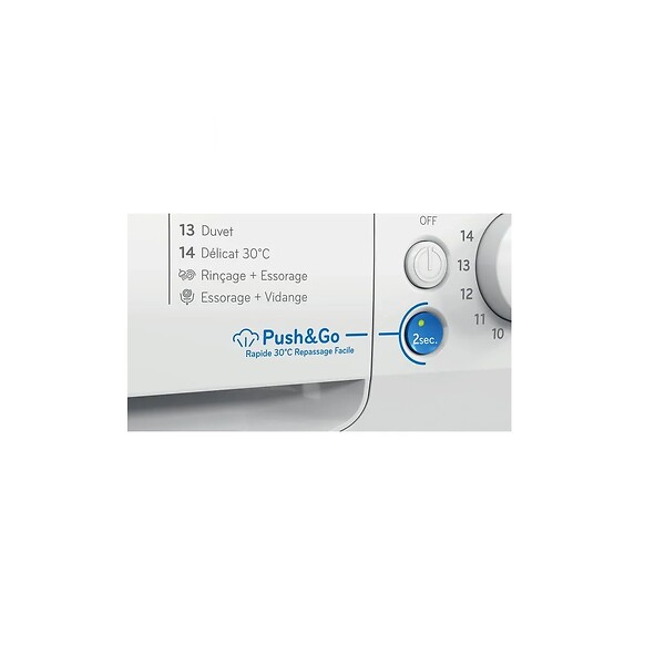 INDESIT - Lave-linge Frontal 8kg 1200 Tours/min - BWA81295XWVFR - large