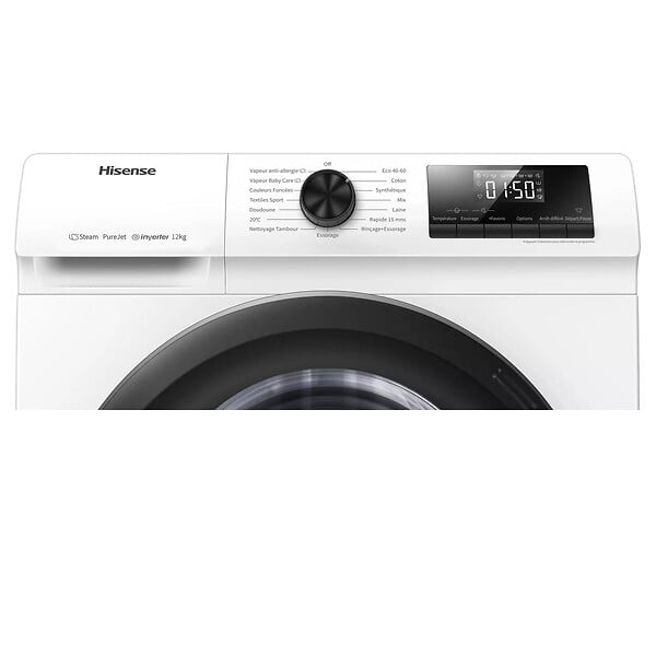HISENSE - Lave-linge Frontal 12kg 1400 Tours/min - W1214QE - large