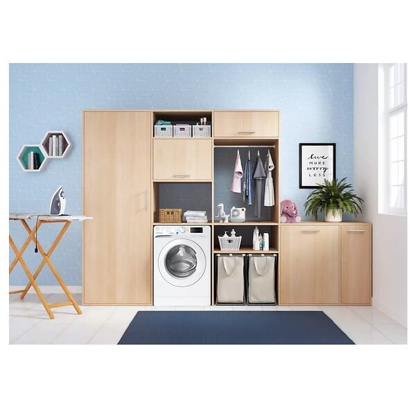 INDESIT - Lave-linge Frontal 8kg 1200 Tours/min - BWE8127XWVFR - large