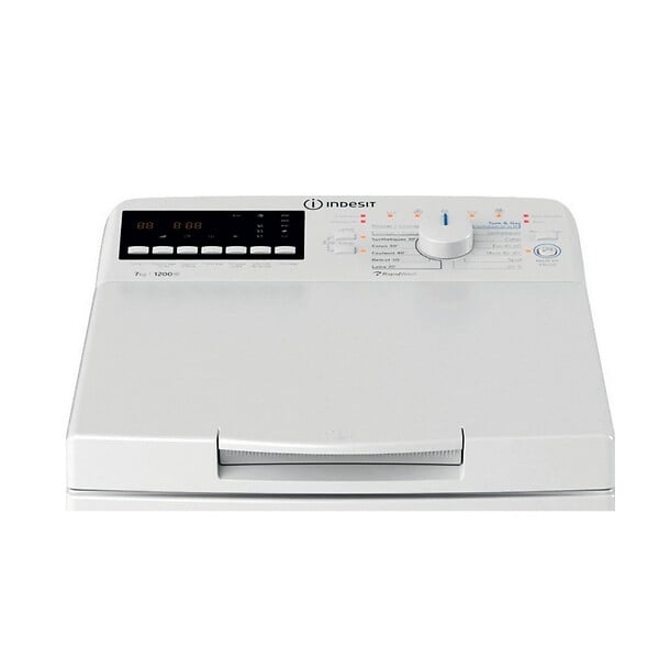 INDESIT - Lave-linge Top 7kg 1200 Tours/min - BTW7251CFR - large