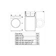 HISENSE - Lave-linge Frontal 9kg 1400 Tours/min Blanc - WF3S9043BW3 - vignette
