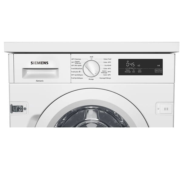 SIEMENS - Lave-linge Intégrable 7kg 1200 Tours/min - WI12W348FF - large