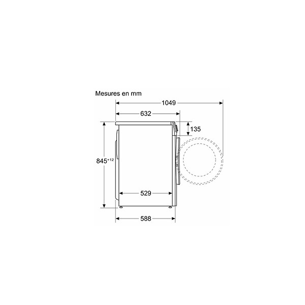 BOSCH - Lave-linge Frontal 9kg 1400tr/min - WGG244Z3FR - large