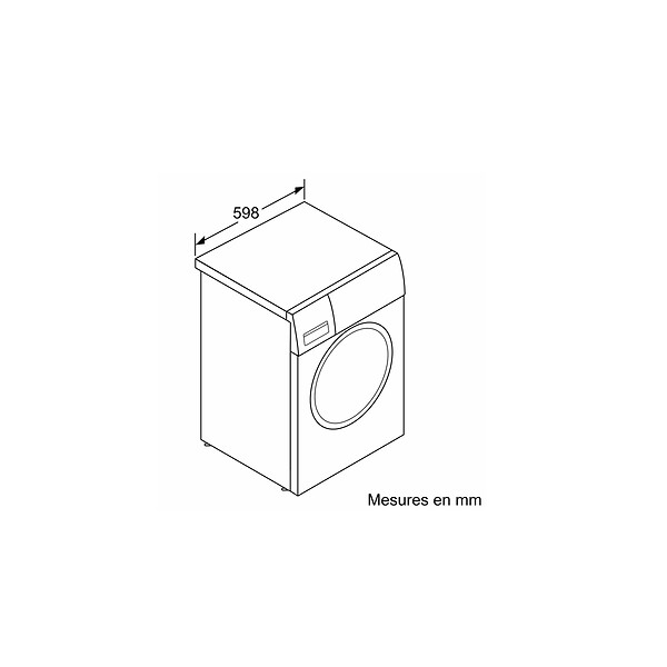 BOSCH - Lave-linge Frontal 9kg 1400tr/min - WGG244Z3FR - large