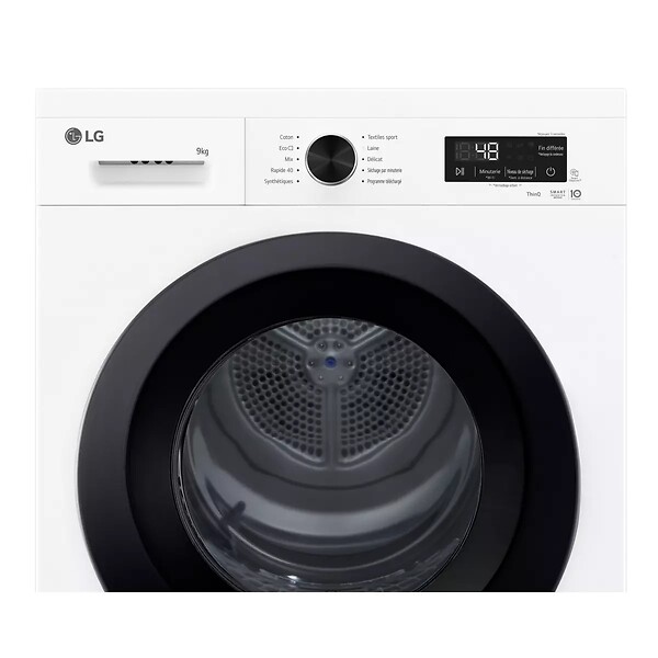 LG - Sèche-linge Pompe à Chaleur 60cm 9kg Blanc - RH9B15WH - large