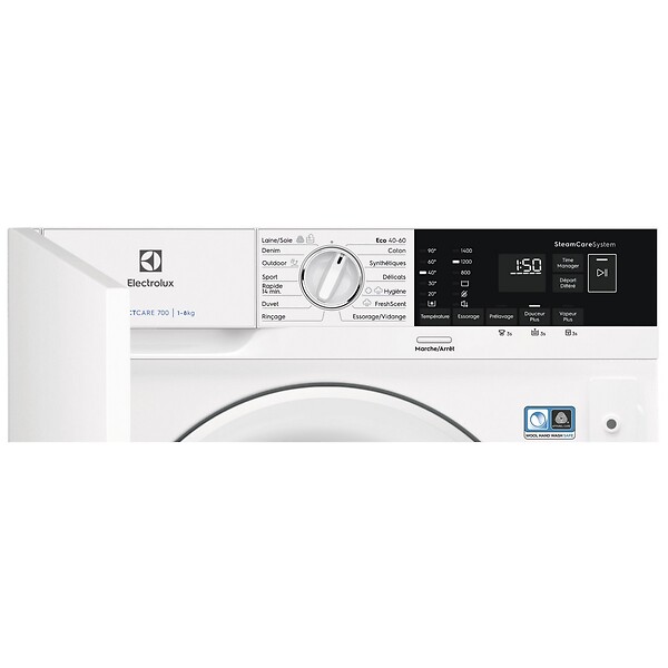 ELECTROLUX - Lave-linge Intégrable 8kg 1400 Tours/min - EW7F1482BI - large