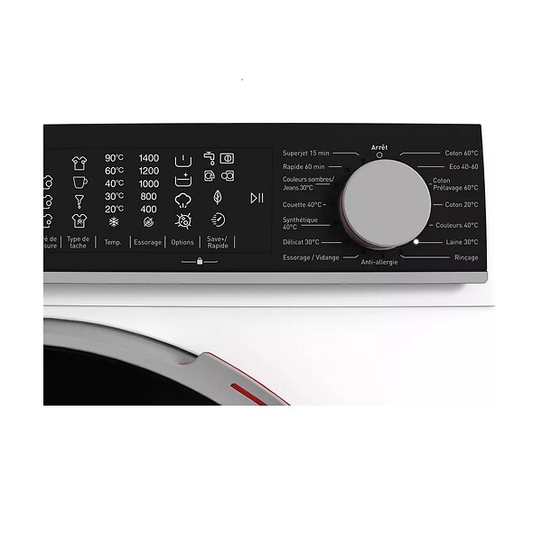 SHARP - Lave-linge Frontal 10kg 1400 Tours/min Blanc - ES-NFL014CWNA-FR - large