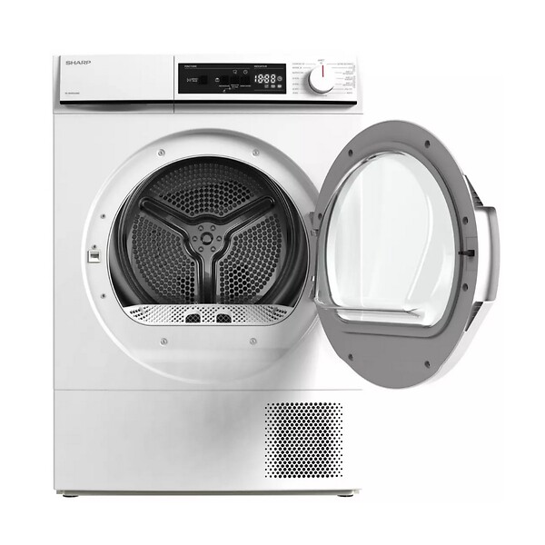 SHARP - Sèche-linge Pompe à Chaleur 60cm 10kg Blanc - KDNHA0S6GWE - large