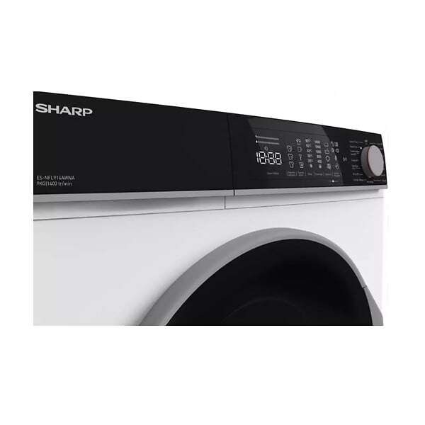 SHARP - Lave-linge Frontal 9kg 1400 Tours/min - ESNFL914AWNA - large