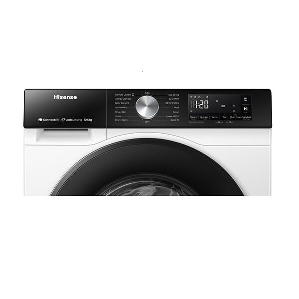 HISENSE - Lave-linge Frontal 10.5kg 1400 Tours/min Blanc - WF3S1045BW3 - large
