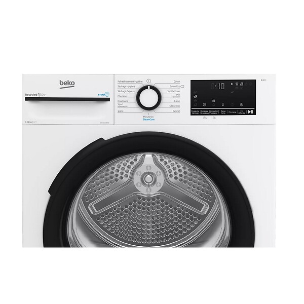 BEKO - Sèche-linge Pompe à Chaleur 60cm 11kg Blanc - D3H211393W - large