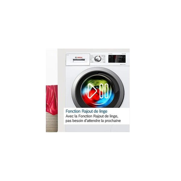 BOSCH - Lave-linge Frontal 8kg 1400 Tours/min Blanc - WAN28258FR - large