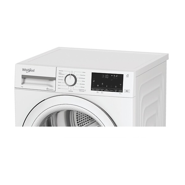 WHIRLPOOL - Sèche-linge Pompe à Chaleur 60cm 9kg Blanc - CWD93MWWSFR - large