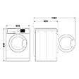 WHIRLPOOL - Lave-linge Frontal 10kg 1400 Trs/min - FFBR10489BSVFR - vignette