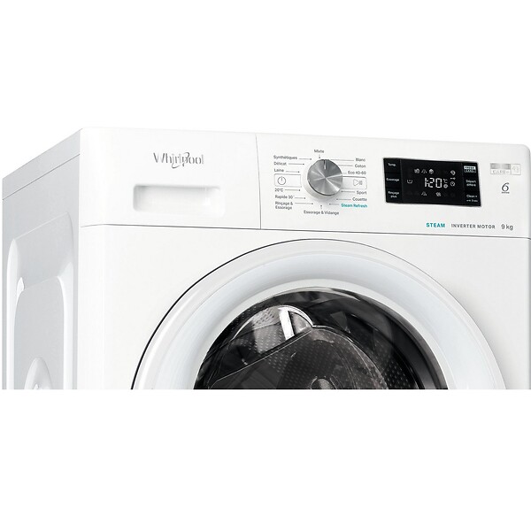 WHIRLPOOL - Lave-linge Frontal 9kg 1400 Tours/min - FFBS9479WVFR - large