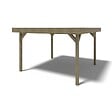 ALTANKA - Pergola de jardin 4.04x4.04m avec panneaux - traité - ALT132 - vignette