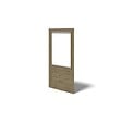 ALTANKA - Pergola de jardin 4.04x4.04m avec panneaux - traité - ALT127 - vignette