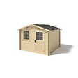 ALTANKA - Abri de jardin en bois - 6m2 - 3x2m - Ep. 28mm - Couleur: naturel - DOM472 - vignette