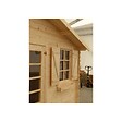 ALTANKA - Abri de jardin en bois - 12m2 - 4x3m - Ep. 28mm - Couleur: naturel - DOM137 - vignette