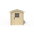 ALTANKA - Abri de jardin en bois - 4.75m2 - 1.9x2.5m - Ep. 28mm - Couleur: naturel - DOM594 - vignette