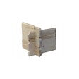 ALTANKA - Abri de jardin en bois - 12m2 - 3x4m - Ep. 28mm - Couleur: naturel - DOM661 - vignette