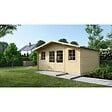 ALTANKA - Abri de jardin en bois - 19.2m2 - 4.8x4m - Ep. 40mm - Couleur: naturel - DOM370 - vignette