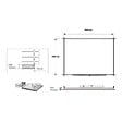 ALTANKA - Abri de jardin en bois - 19.2m2 - 4.8x4m - Ep. 40mm - Couleur: naturel - DOM370 - vignette