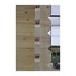 ALTANKA - Abri de jardin en bois - 19.2m2 - 4.8x4m - Ep. 40mm - Couleur: naturel - DOM370 - vignette