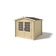 ALTANKA - Abri de jardin en bois - 6.25m2 - 2.5x2.5m - Ep. 28mm - Couleur: naturel - DOM521 - vignette
