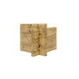 ALTANKA - Abri de jardin en bois - 12m2 - 4x3m - Traité - Ep. 40mm - Couleur: vert - DOM717 - vignette